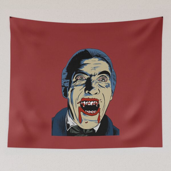Item preview, Dracula - Christopher Lee designed and sold by blacksnowcomics.