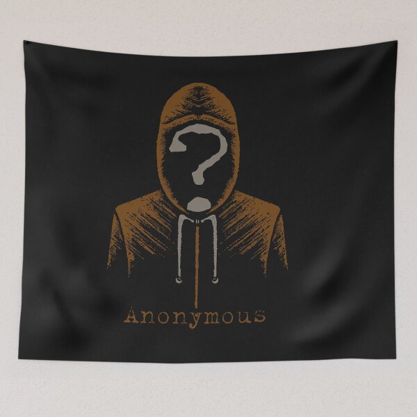 Item preview, Anonymous – Minimal Hooded Figure Mystery Art designed and sold by zoliartdesign.