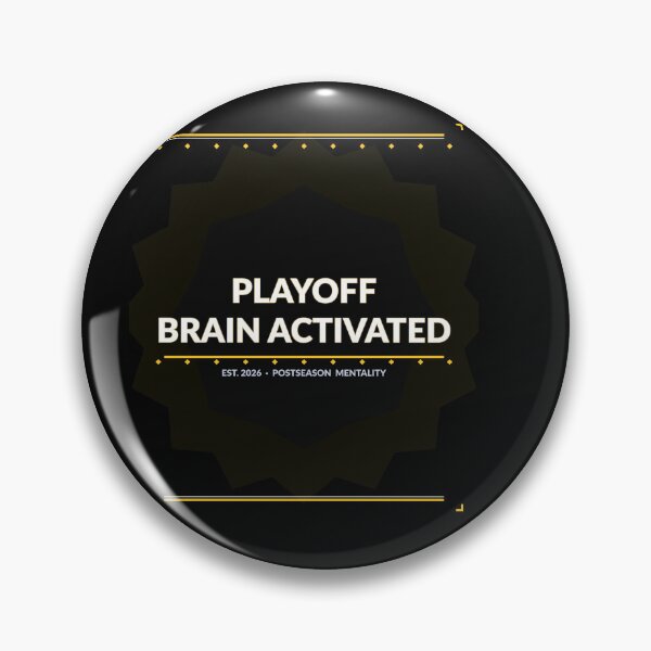 Item preview, Playoff Brain Activated Funny Basketball Fan Shirt Gift for Sports Lovers designed and sold by Daily Mood Tees.