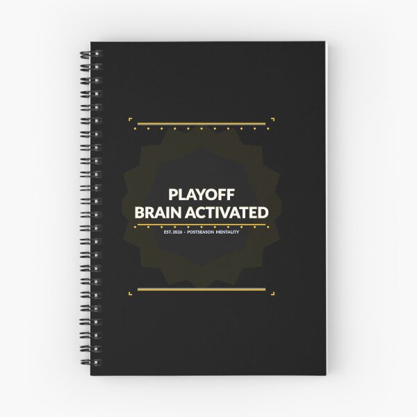 Item preview, Playoff Brain Activated Funny Basketball Fan Shirt Gift for Sports Lovers designed and sold by Daily Mood Tees.