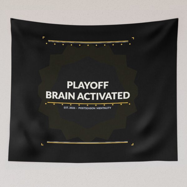 Item preview, Playoff Brain Activated Funny Basketball Fan Shirt Gift for Sports Lovers designed and sold by Daily Mood Tees.