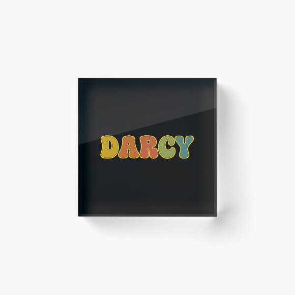 Item preview, ❤️ Darcy Personalized Name Wavy Retro Shirt, Coffee Mug, Sticker Gift designed and sold by HelixPedia.