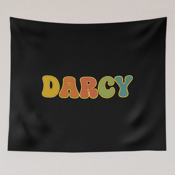 Item preview, ❤️ Darcy Personalized Name Wavy Retro Shirt, Coffee Mug, Sticker Gift designed and sold by HelixPedia.
