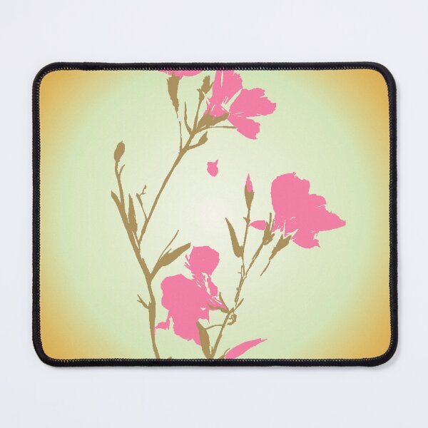 Item preview, Pink Flowers Golden Aura Botanical Aesthetic Cottagecore designed and sold by AstronautMerch.