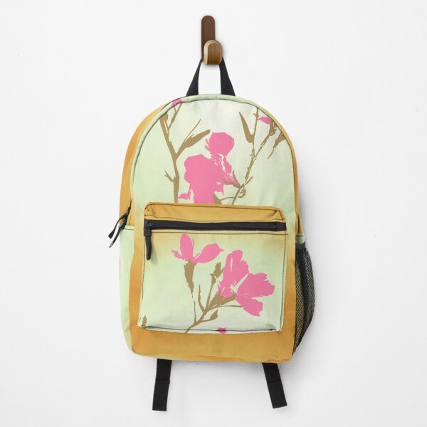 Item preview, Pink Flowers Golden Aura Botanical Aesthetic Cottagecore designed and sold by AstronautMerch.