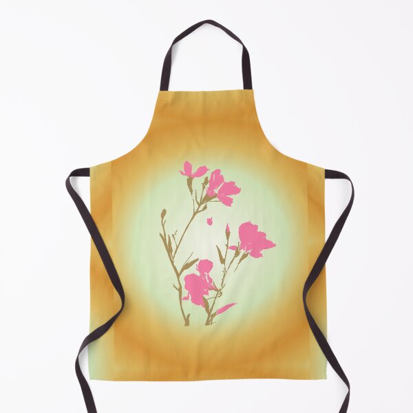 Item preview, Pink Flowers Golden Aura Botanical Aesthetic Cottagecore designed and sold by AstronautMerch.