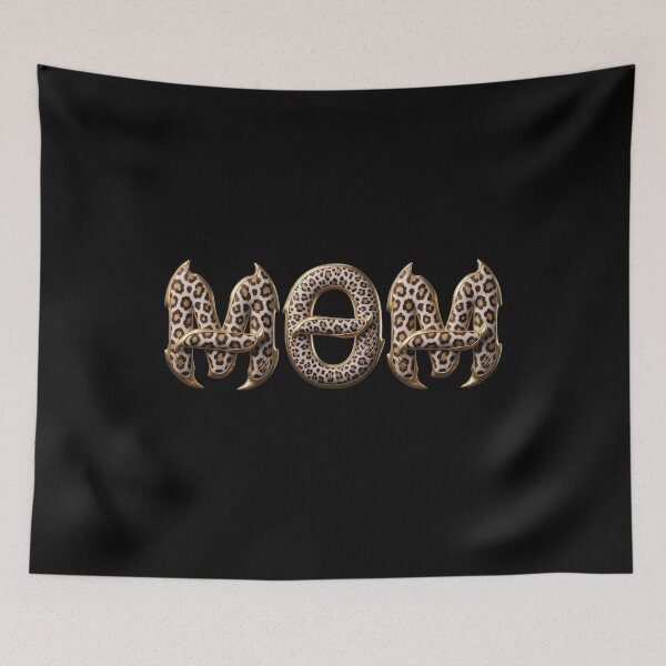 Item preview, Gold Leopard Mom – 3D Luxury Animal Print & Metallic Chrome Design designed and sold by Lozarux.