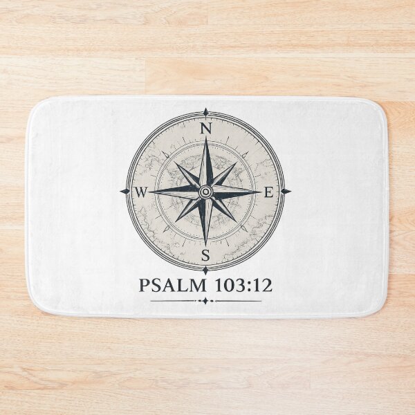 Item preview, Psalm 103:12 Compass designed and sold by Narrow trek.