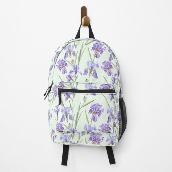 Item preview, Beautiful Irises on Spring-Green designed and sold by Flowersforbear.