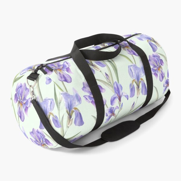 Item preview, Beautiful Irises on Spring-Green designed and sold by Flowersforbear.