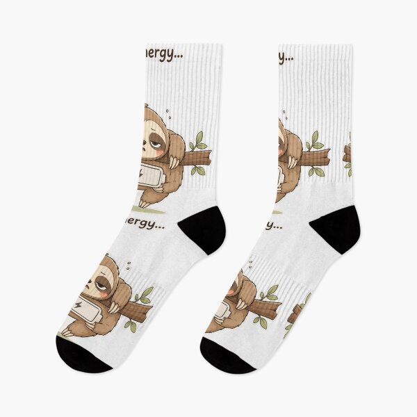 Item preview, Sloth Low Battery Energy Cute Mood designed and sold by Sadia  Jannat.