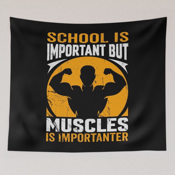 Item preview, Muscles Are Importanter designed and sold by SiarheiYur.