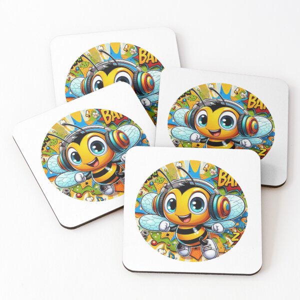 Item preview, Sweet Bee – Cute bee shirt with a cheerful design designed and sold by design-rebell.