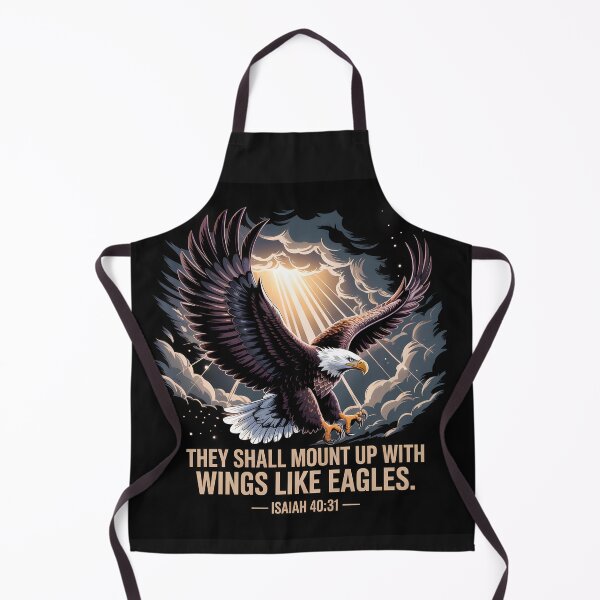 Item preview, Majestic Eagle of Strength – Isaiah 40:31 Christian Faith T-Shirt designed and sold by Lydia's Faith & Nature Art.