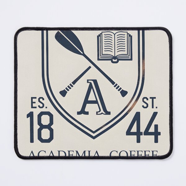 Item preview, Academia Coffee Melancholy Preppy Ivy League Vintage Crest T-Shirt designed and sold by MoodAndLine.