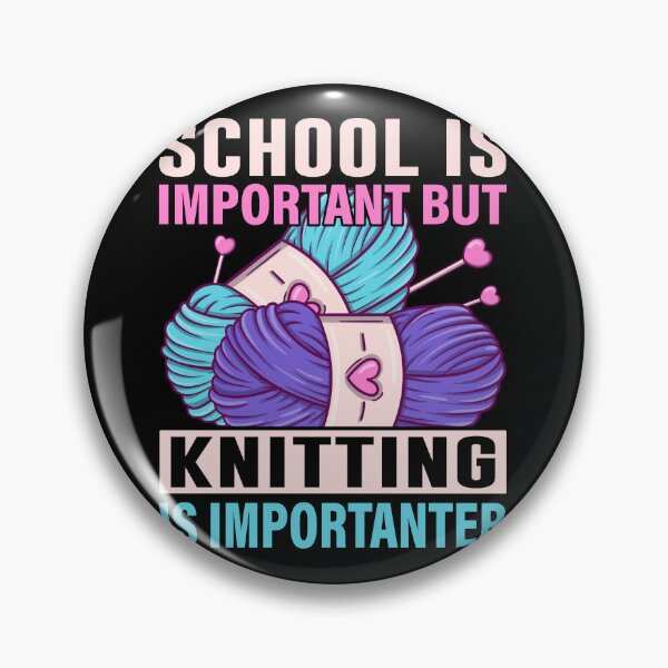 Item preview, Knitting Is Importanter designed and sold by SiarheiYur.