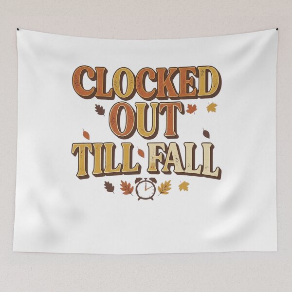 Item preview, Clocked Out Till Fall Teacher Summer Break Design designed and sold by bilal sibgui.