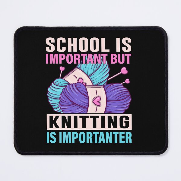 Item preview, Knitting Is Importanter designed and sold by SiarheiYur.