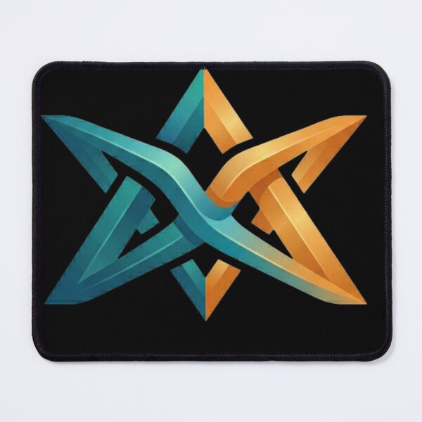 Item preview, 3D Geometric Intertwined Star Abstract Design designed and sold by RoyalDeluxGo.