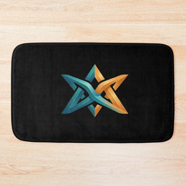 Item preview, 3D Geometric Intertwined Star Abstract Design designed and sold by RoyalDeluxGo.