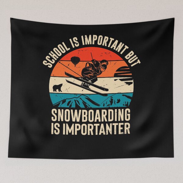 Item preview, Snowboarding Is Important designed and sold by SiarheiYur.