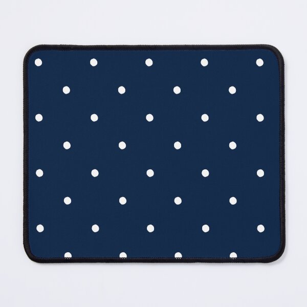 Item preview, Navy Blue Polka Dot Pattern | Classic White Dots on Navy | Midnight Blue Dotted Aesthetic | Minimalist Navy Polka Dots | Preppy Navy and White Dots | Timeless Navy Blue Pattern designed and sold by VivaFy.