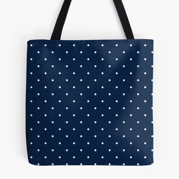 Item preview, Navy Blue Polka Dot Pattern | Classic White Dots on Navy | Midnight Blue Dotted Aesthetic | Minimalist Navy Polka Dots | Preppy Navy and White Dots | Timeless Navy Blue Pattern designed and sold by VivaFy.