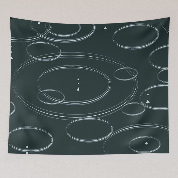 Item preview, Rain Drops on water - dark blues designed and sold by jehb.creative.