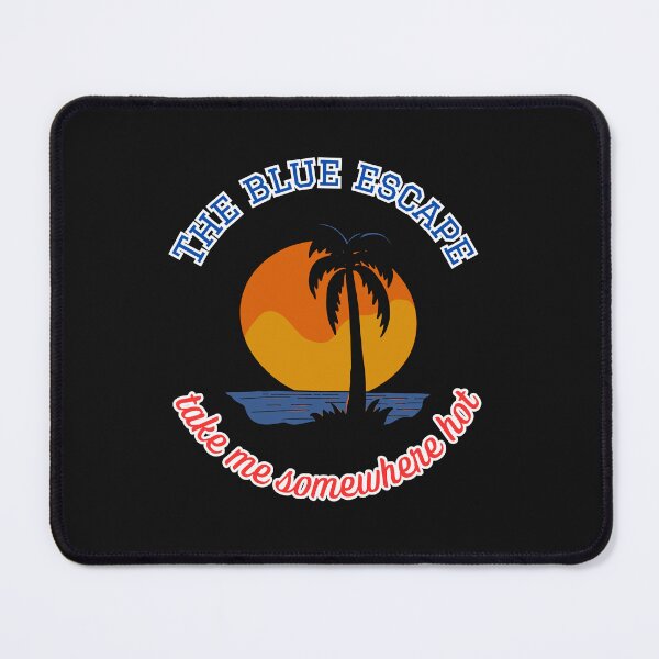 Item preview, The Blue Escape Take Me Somewhere Hot Palm Tree Island Summer designed and sold by LittleBigGifts.