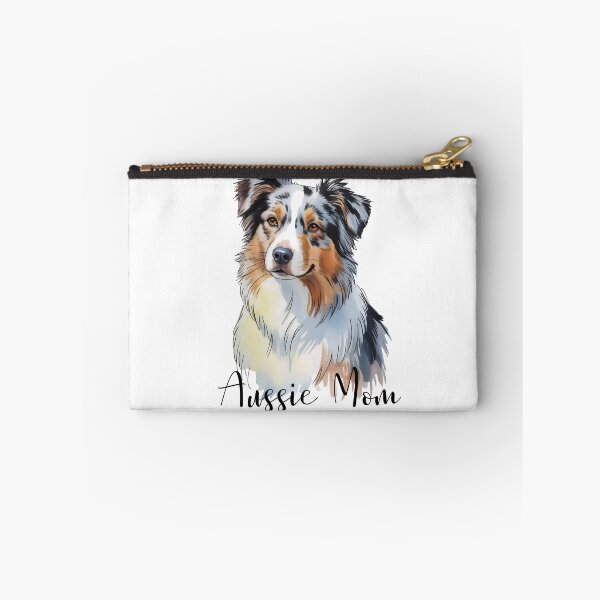 Item preview, Australian Shepherd Portrait – Cute Aussie Dog Illustration for Dog Lovers designed and sold by ArcticFoxStudio.