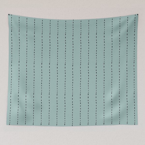 Item preview, Dashed Lines on Gray Turquoise designed and sold by KSimpson838.