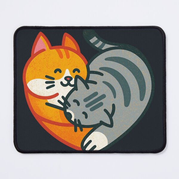 Item preview, Cats Lover Heart - Cute Retro Vintage designed and sold by RairyuuBell.