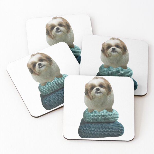 Item preview, SHI-TZU DOG WITH PILLOWS designed and sold by Nathalia Montoro.