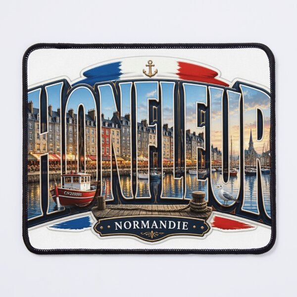 Item preview, Honfleur Harbor Nights Souvenir designed and sold by Imaginarium of Chaos falcon88 .