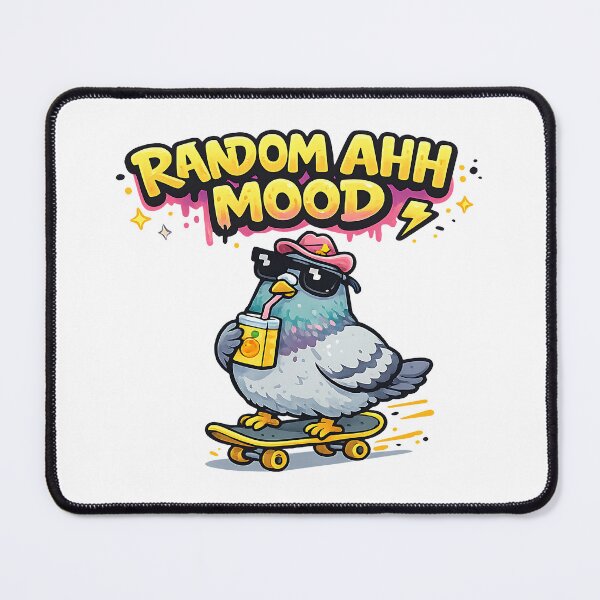Item preview, Random Ahh Mood Skater Pigeon Meme designed and sold by LumePrint.