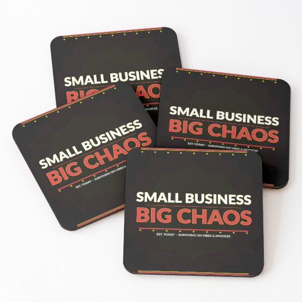 Item preview, Small Business Big Chaos Funny Entrepreneur Shirt Gift for Business Owner designed and sold by Daily Mood Tees.