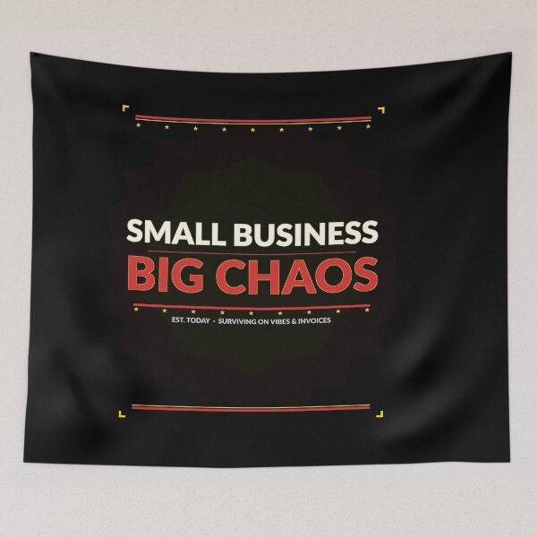 Item preview, Small Business Big Chaos Funny Entrepreneur Shirt Gift for Business Owner designed and sold by Daily Mood Tees.