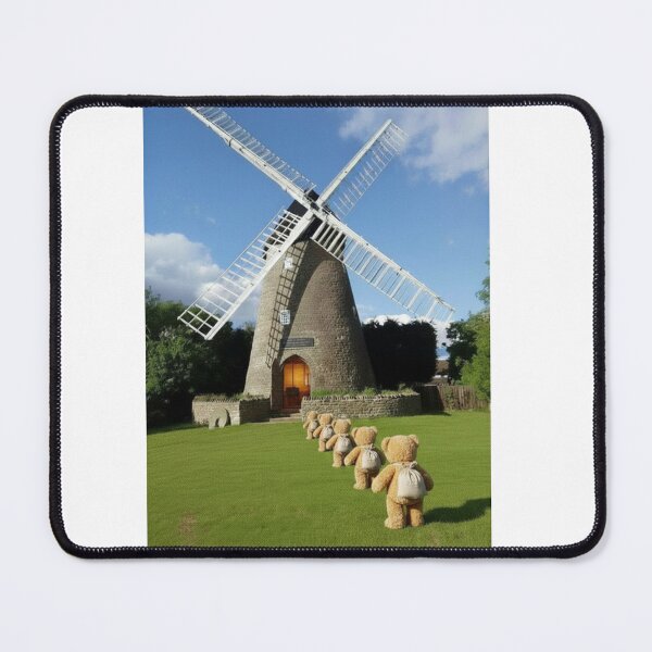 Item preview, Vintage Bears Walking to the Windmill designed and sold by pasalagabriela.