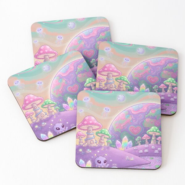 Item preview, Cute Alien Village designed and sold by LunarVault.