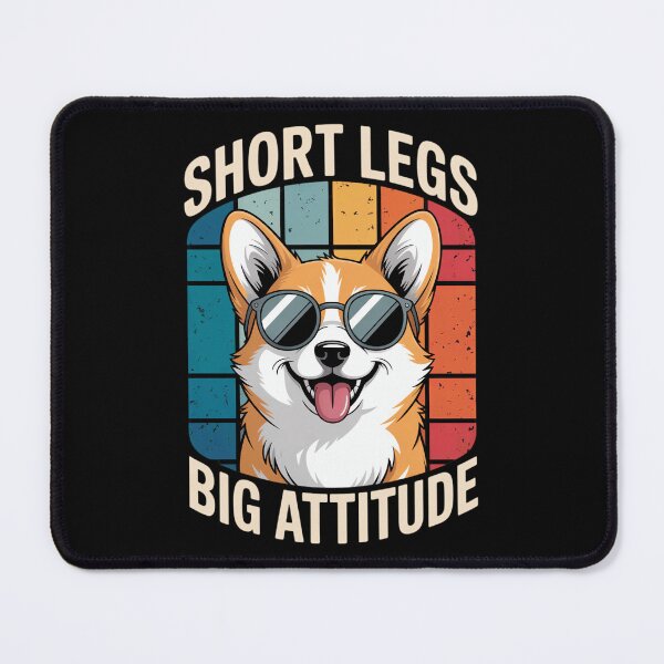 Item preview, Short Legs Big Attitude Cool Corgi Sunglasses Retro designed and sold by Lichtisign.