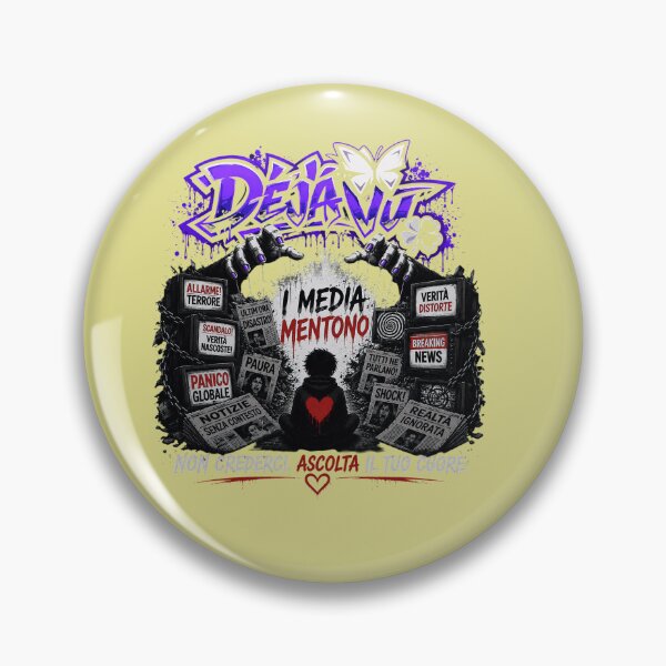 Item preview, Dejà vu- I Media mentono designed and sold by Apocryphalwar.