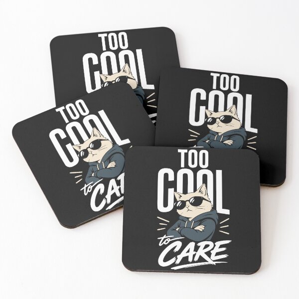 Item preview, Too cool to care designed and sold by FreshPixelArt.