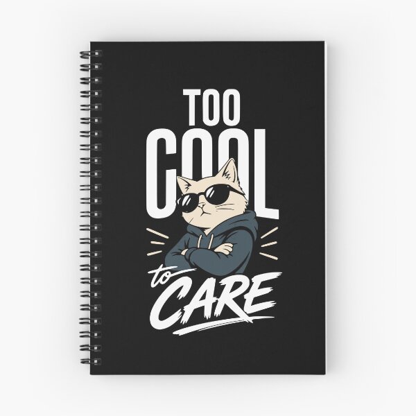 Item preview, Too cool to care designed and sold by FreshPixelArt.