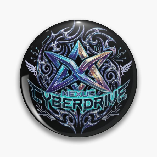 Item preview, Nexus Cyberdrive Futuristic Gaming Shield Logo designed and sold by RoyalDeluxGo.