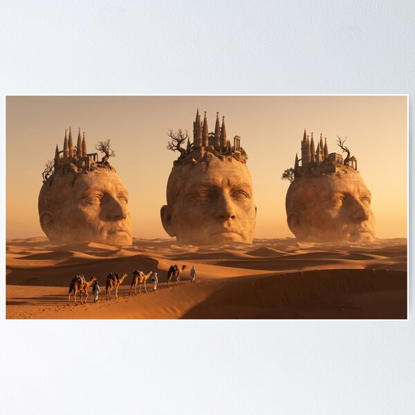 Item preview, Caravan of Lost Souls in the Silk Desert designed and sold by afarkar.