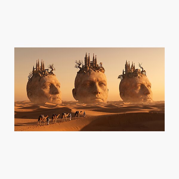 Item preview, Caravan of Lost Souls in the Silk Desert designed and sold by afarkar.