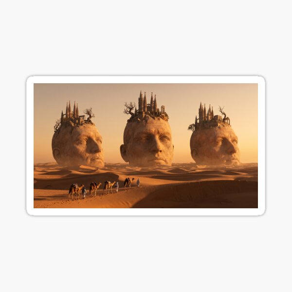 Item preview, Caravan of Lost Souls in the Silk Desert designed and sold by afarkar.