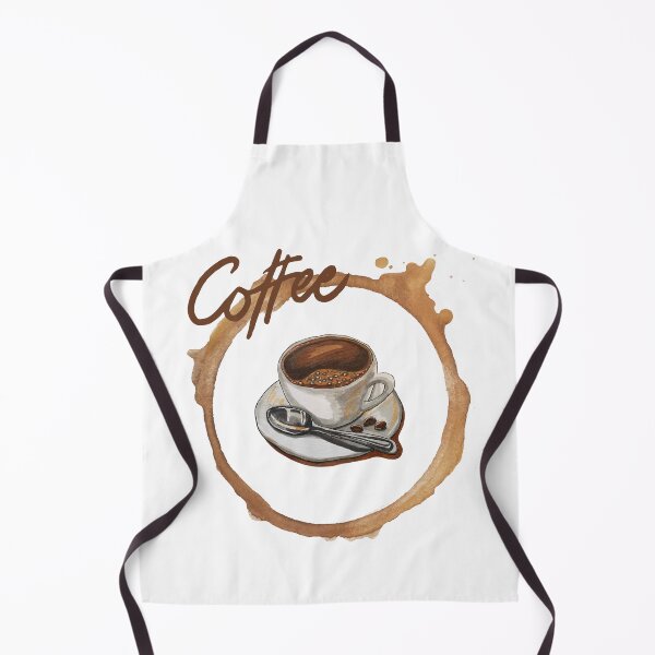 Item preview, Watercolor Espresso Cup & Coffee Ring Art designed and sold by HBBS DESIGNS.