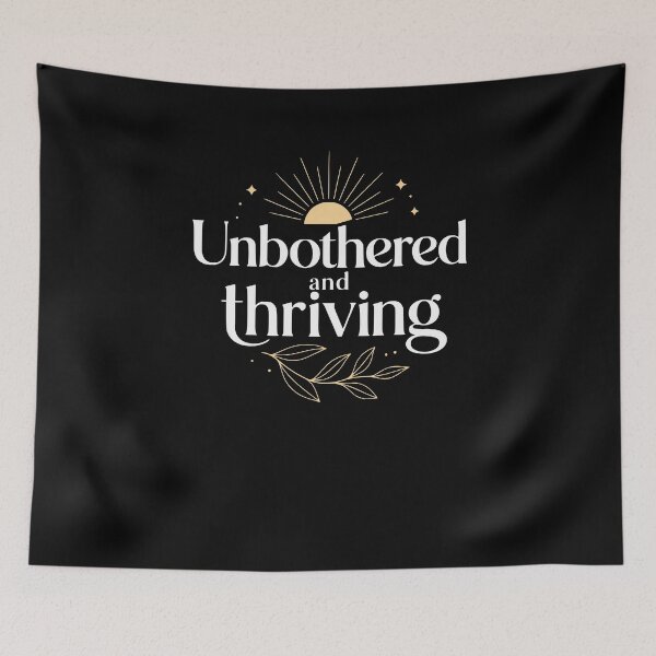 Item preview, Unbothered and thriving designed and sold by FreshPixelArt.