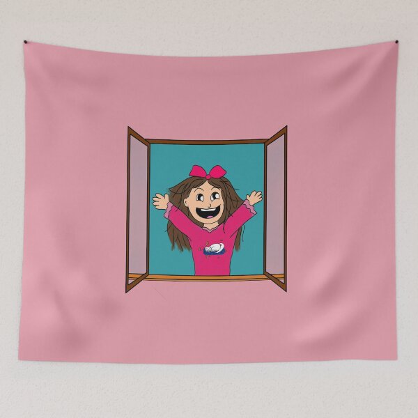 Item preview, Cora, the girl who defied the wind. Pink backgrounds 1 designed and sold by Darlenehb.